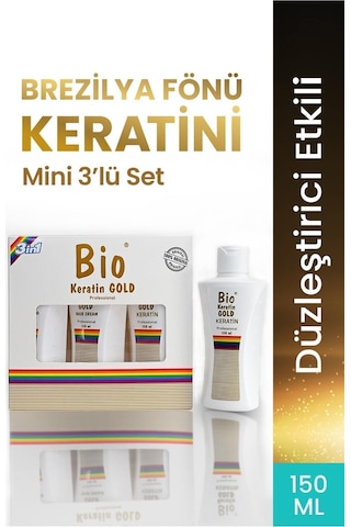 Bio Keratin Gold Brezilya Fönü Keratini 3 x 150 ML