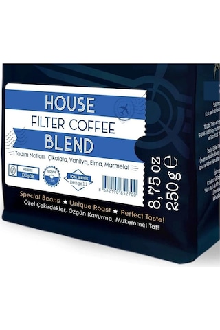 Moliendo Finest Coffee House Blend Öğütülmüş Filtre Kahve 250 G