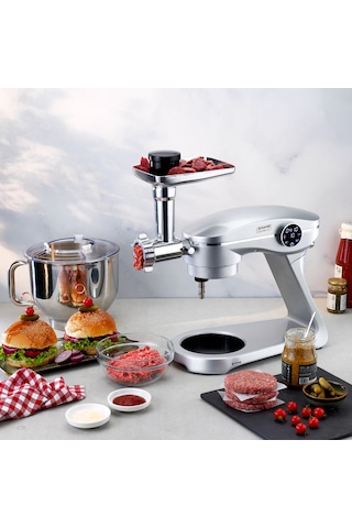 Schafer Neocast Plus 1800 W Kıyma Aparatlı Dijital Döküm Stand Mikser