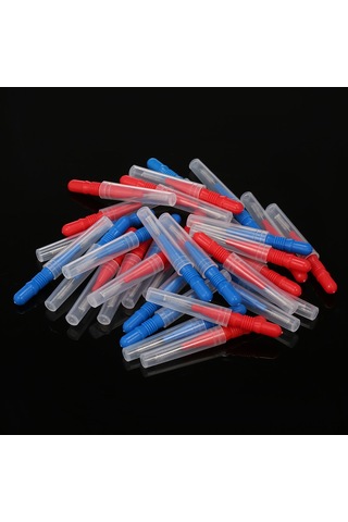 Samdoo Ağız Bakımı Aletleri: 2mm Kırmızı Ve 2.5mm Mavi Diş Arası Fırçalar, Yumuşak Telli, Aile İçin Uygun, 30 Adet Paket