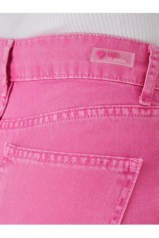 Mom Regular Fit Kadın Pantolon Pembe