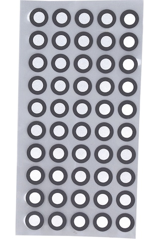 Youtek 3d Tarama Referans Noktaları - 150 Adet Yansıtıcı Etiketler 6mm İç/10mm Dış Çap - Hassas Takipler İçin Pet Malzeme, 3 Adet Sayfa