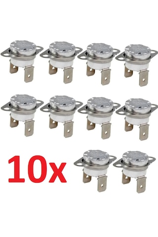 10 Adet Ksd302 60c 16a Limit Termostat