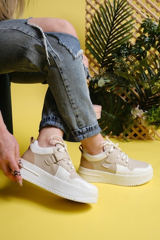 Fallon Bantlı Bağcıklı Kalın Taban Air Kadın Sneaker 001