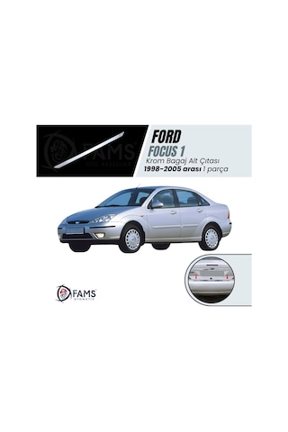 Ford Focus 1 Sedan Krom Bagaj Alt Çıtası 1998-2005 Arası P.Çelik