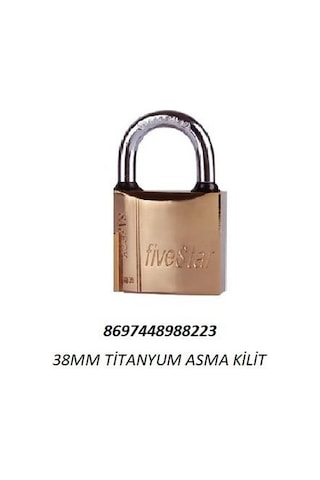 Fivestar Asma Kilit Titanyum 38mm