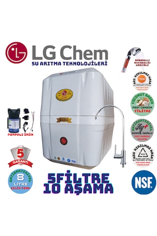 Lg Chem Cool Beyaz 8lt 5fl Pompalı 10 Aşama Su Arıtma Cihazı