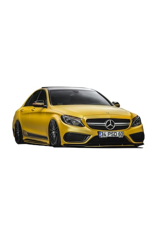 Mercedes C Serisi W205 2015-2018 Amg Ön Ek + Lip Plastik