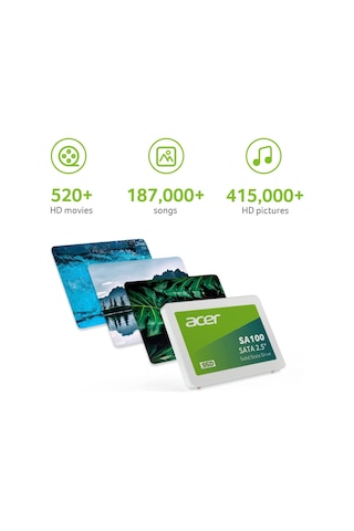 Acer Sa100 480Gb 2.5 Inç Ssd