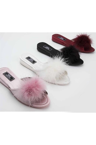 G&C Gelin Terliği Kutulu Düz Topuksuz 180