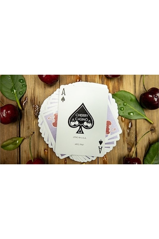 Bicycle Cherry Casino Desert Inn Purple Premium Oyun Kağıdı İskambil Kartları Destesi