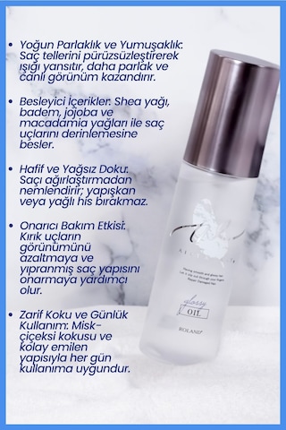Cosmetex Roland Airy&easy Saç Bakım Yağı