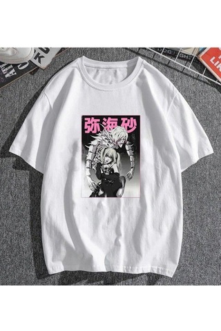 Pisa Art Death Note Beyaz Unisex Oversize T-shirt Rsts2253 Beyaz
