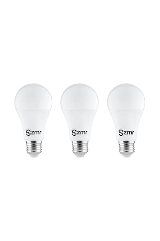 Zmr 103/b.65 3'lü Paket Led Ampul 10w 3000k Günışığı E27 Duylu Enerji Tasarruflu Uzun Ömürlü