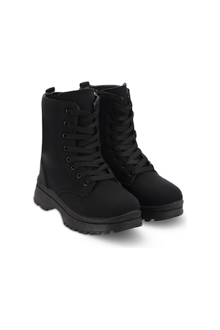 ESEM HENDA Kadın  Siyah Nubuk Bot