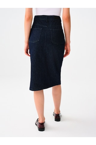 Slim Fit Kadın Etek Denim