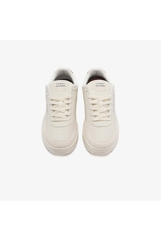 Tommy Hilfiger Deri Logolu Erkek Bej Sneaker Fm0fm05467 Bej