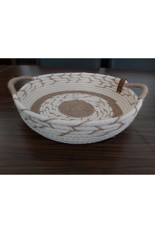 Hasır Sepet, Saklama Kutusu, Düzenleyici, Organizer 27x6 cm