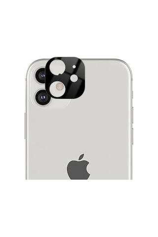 İphone 12 Mini 3d Full Kaplama Tempered Cam Kamera Koruyucu- 5775