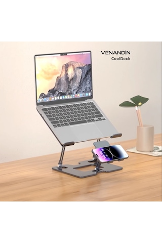 Venandin Hldcldk-001 Cooldock Laptop-telefon Tutucu