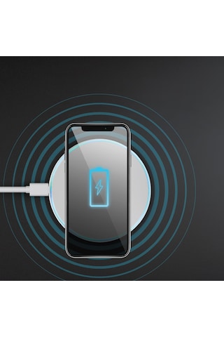 Polosmart PSM119 Kablosuz Masaüstü Şarj Cihazı Beyaz