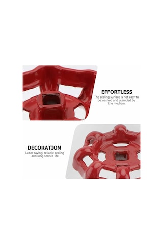 Vana Kolu Kırmızı Demir Vana Kolu Küresel Vana Kapatma Vanası Su Borusu