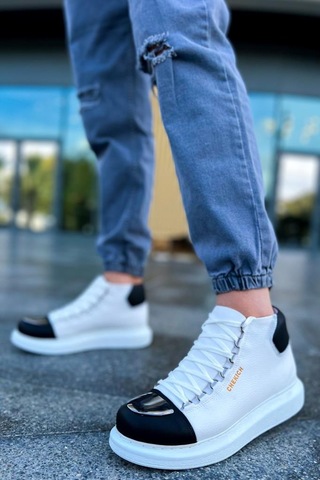 Ch267 Gbt Roma Mirror Erkek Bot Beyaz/sıyah