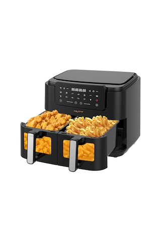 Hutt D9 Çift Hazneli 9 Lt Airfryer Yağsız Fritöz
