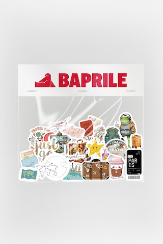 Seyahat Temalı Sticker Paketi 22 Parça Kaliteli Su Geçirmez Travel Etiket Seti Çok Renkli