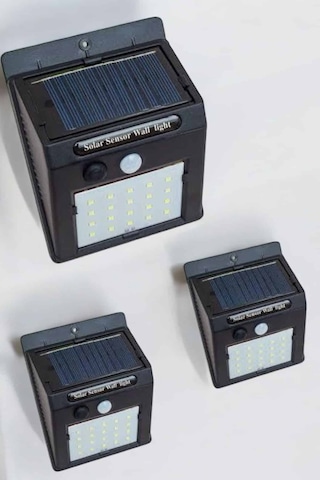 Güneş Enerjili Bahçe Lambası Solar Gece Aydınlatma Sensörlü Lamba 62434934