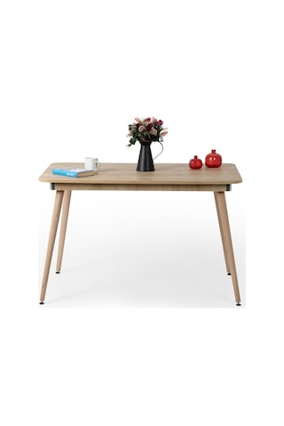Bistro 120x77 Cm / Dikdörtgen Mutfak Masası / Mutfak Yemek Masası / Dikdörtgen Masa / Meşe