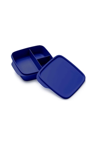 Eco 2li 550 Ml Bölmeli Beslenme Set Mavi