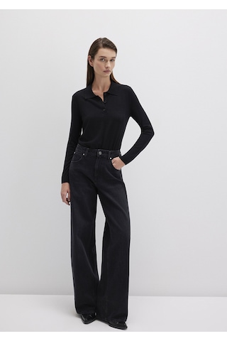 Mavi - Siyah Triko Polo 1710712-900 Siyah