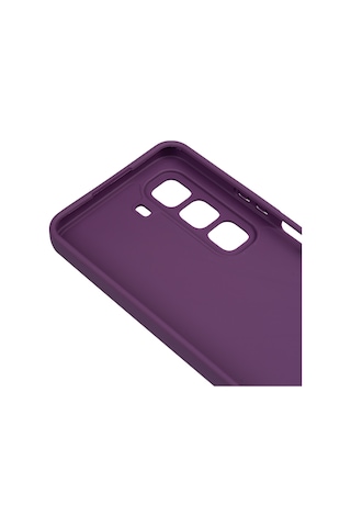 İnfinix Hot 50 4g Uyumlu Kılıf Zore Biye Silikon -116346 Mavi