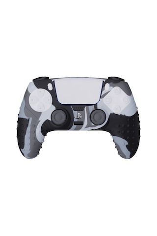 Ps5 Dijital Kamuflaj Silikon Koruyucu Kılıf Ve Analog Koruyucu Karma