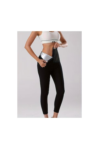 Fit Women Agraflı Tayt 4409 Siyah