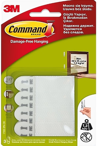 3m 17202 Command Küçük Boy Cırt Bant 3 Paket