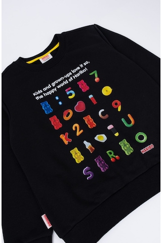 Haribo 302 Unisex Çocuk Siyah Sweat Siyah