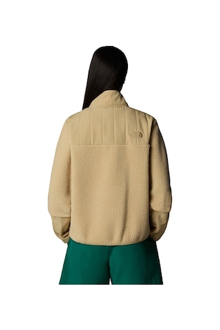 The North Face W Cragmont Fleece 1/4 Snap Kadın Günlük Polar Sweatshirts NF0A84IBLK51 Krem