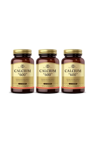Solgar Calcium Oyster Shell 600 MG 3 x 60 Tablet