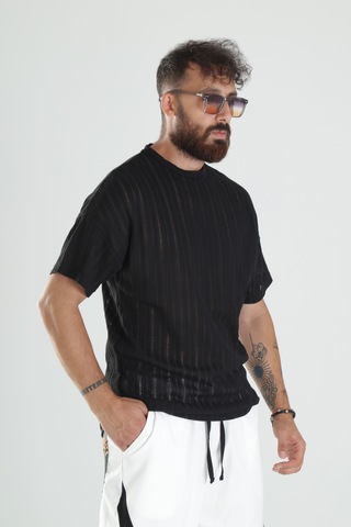 Cocopelli Tasarım Siyah T-shirt Coc1105 Siyah