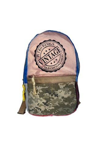 Old Cotton Cargo Kaliteli Tek Bölmeli Vintage Disayn Sırt Gezi Çantası Zermatt Bag 5122 Pembe
