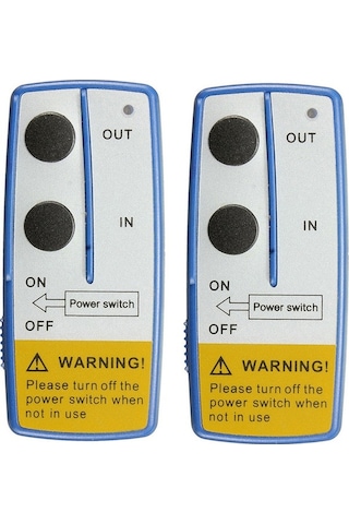 Moly 12v 17.000lb Kapasiteli Vinç Kablosuz Kumanda Seti, 100ft Menzil, Giriş/çıkış, Pil Dâhil