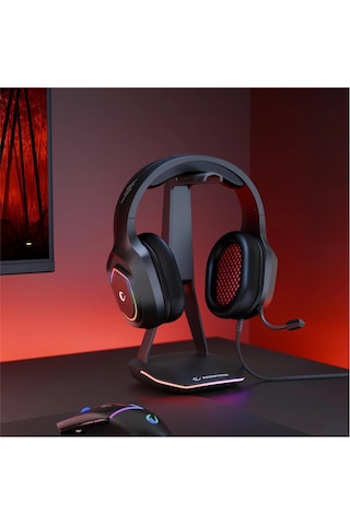 Rampage Rm-k90 Vector Siyah Rgb Led Type-c Gaming Mikrofonlu Oyuncu Kulaklığı Kdo