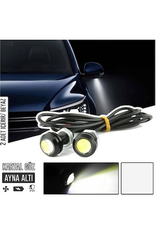 Carub Ayna Altı Led Eagle Eye Kartal Göz Led 2 Adet