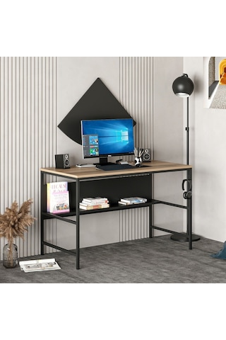 Minarmobilya Minar Greta Çalışma Masası Modül1 - Dore/Siyah