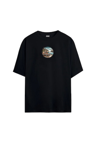 Ogc Karavan Oversize Unisex T-shirt Siyah