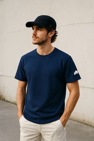 Markapia Erkek Bisiklet Yaka Basic Düz Kısa Kollu Gri T-shirt Çok Renkli Xs İndi Go