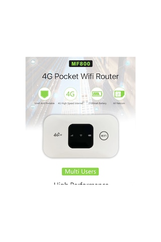 Lemestar Mf800 4g Mobil Wifi Hotspot: 150mbps Hız, 10 Cihaz Bağlantısı, 2100mah Batarya, Avrupa-asya Bölgeleri İçin Taşınabilir Mifi