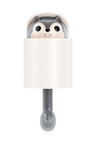 İki Görünmez Sincap Kancası Şemsiye Anahtarlık Yapışkanlı Montaj Diğer